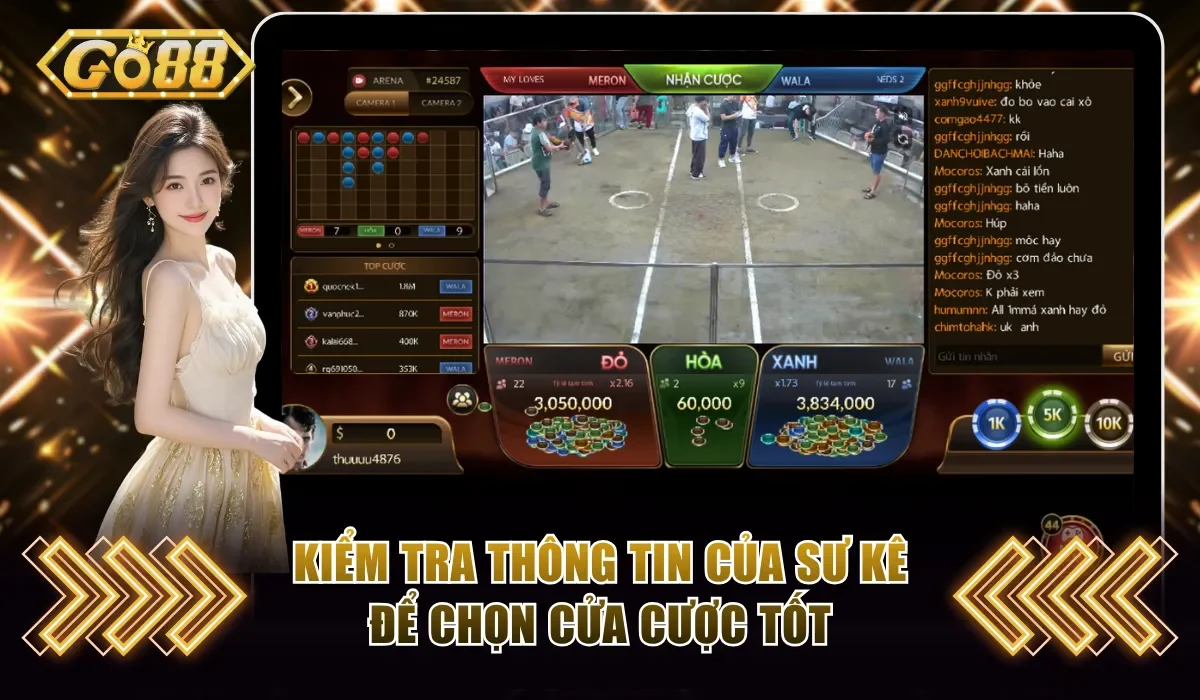 Kiểm tra thông tin của sư kê để chọn cửa tốt